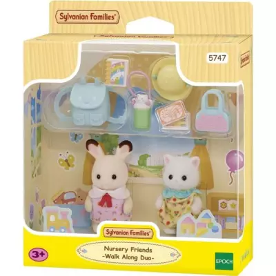 Le duo des bébés en promenade - SYLVANIAN FAMILIES - 5747 - Lapin Ch