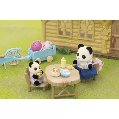 La fille panda, son vélo et sa remorque - SYLVANIAN FAMILIES - 5652 -