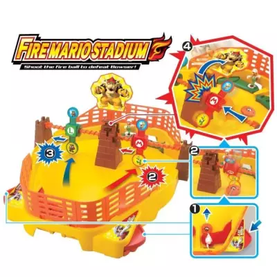 Jeu d'action et de réflexe - EPOCH - Fire Mario Stadium - Licence Mar