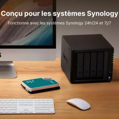 Disque dur interne 4 To - SYNOLOGY - HAT3300-4T - SATA 6 Go/s - 5400 T