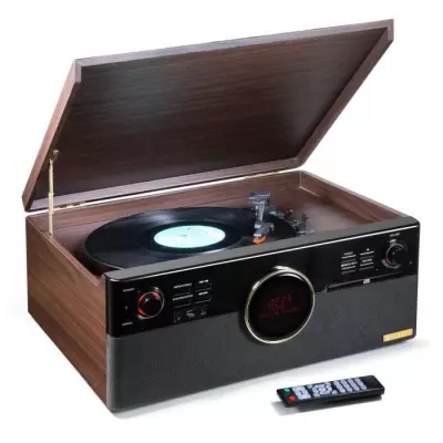 Tourne-disque TECHNAXX DAB BLUETOOTH RECORD-PLAYER TX-137 - Phono, Cas