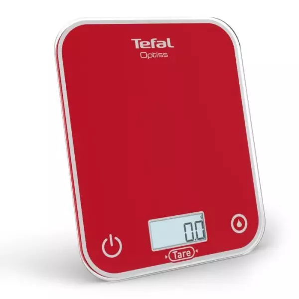 TEFAL Balance de cuisine électronique Écran rétroéclairé Capacité 5kg Framboise BC50U3V0