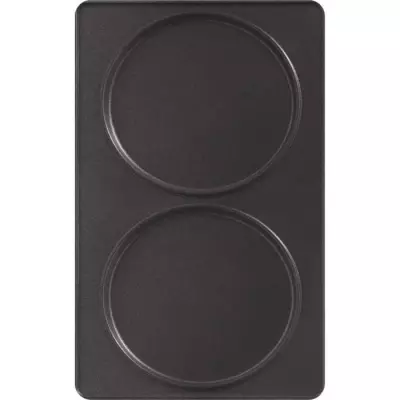 TEFAL - Snack Collection - Lot de 2 Plaques Pancakes - Noir - Compatib