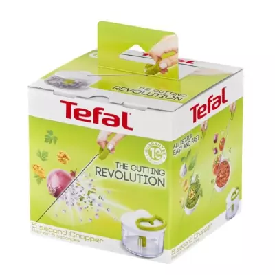 TEFAL Hachoir 5 sec manuel 500ml, Lames acier inoxydable haute qualit