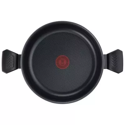 TEFAL Easy Cook & Clean Faitout 24 cm + couvercle verre, Non induction