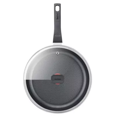 TEFAL Easy Cook & Clean Sauteuse 24 cm + couvercle en verre, Non induc