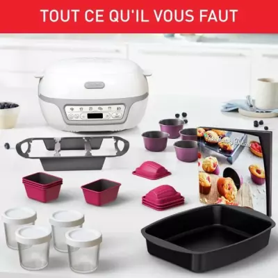 TEFAL Machine a gâteaux intelligente, 5 programmes, Mode manuel, Moul