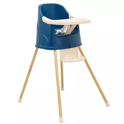 Chaise haute évolutive YOUPLA Thermobaby - Bleu océan - Fabriquée e