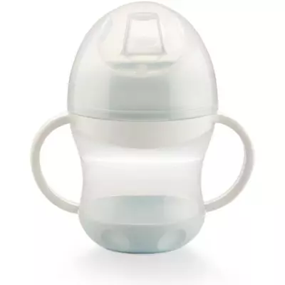 THERMOBABY Tasse anti-fuites + couv - Fleur bleue