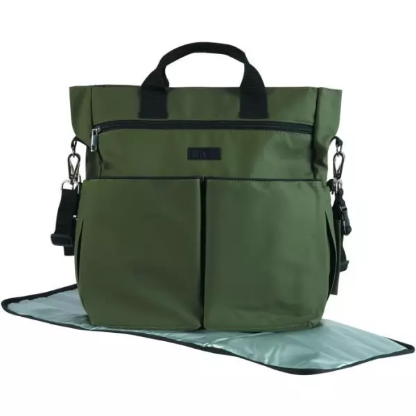 Sac a langer - TINEO - Daily - Imperméable - Kaki - Grande capacité de rangement