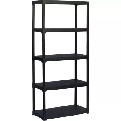 Etagere plastique - TOOD - 5 tablettes - Portée 30 kgs par tablette -