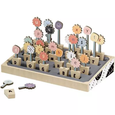 Abc Flowers - TOP BRIGHT - 26 Pots de Fleurs - Lettres Majuscules - Le