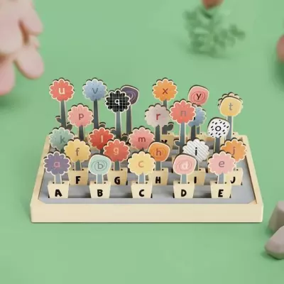 Abc Flowers - TOP BRIGHT - 26 Pots de Fleurs - Lettres Majuscules - Le