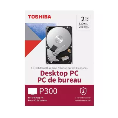 Disque dur interne Toshiba P300 - HIGH-PERFORMANCE HARD DRIVE 2 TO - 7