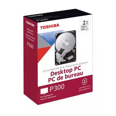 Disque dur interne Toshiba P300 - HIGH-PERFORMANCE HARD DRIVE 2 TO - 7