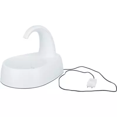 Fontaine a boire TRIXIE Curved Stream - Plastique - 2,5L - 25 × 24,5