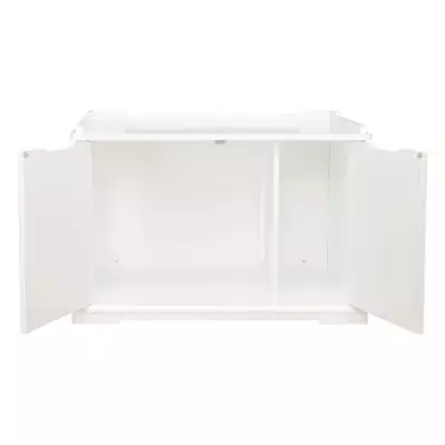 TRIXIE Maison de toilette - 75 x 51 x 53 cm - Blanc - Pour chat