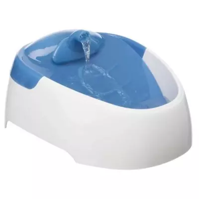 Fontaine a boire TRIXIE Duo Stream - Plastique - 1L - 20 × 12 × 23 c