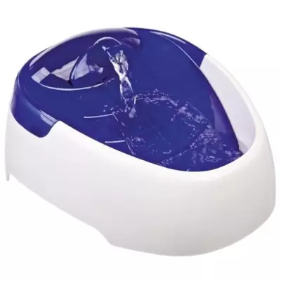 Fontaine a boire TRIXIE Duo Stream - Plastique - 1L - 20 × 12 × 23 c