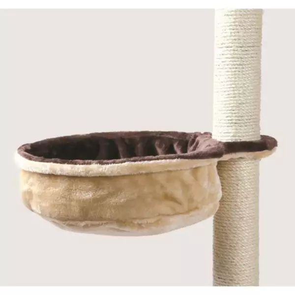 TRIXIE Sac confort pour arbre a chat Ø38 cm - Brun et beige - Pour chat