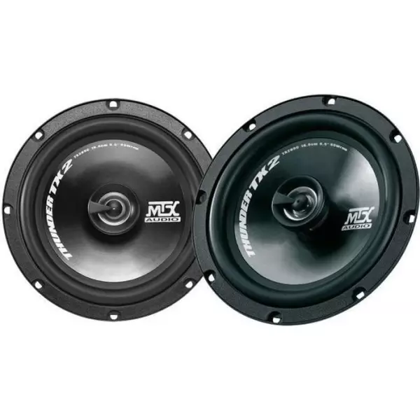 MTX TX265C Haut-parleurs voiture Coaxiaux 16,5cm 2 voies 65W RMS 4O membrane polypropylene