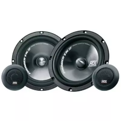 MTX TX265S Haut-parleurs voiture Kit 2 voies 16,5cm 65W RMS 4O tweeter