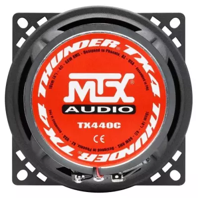 MTX TX440C Haut-parleurs voiture Coaxiaux 2 voies 10cm 60W RMS 4 membr