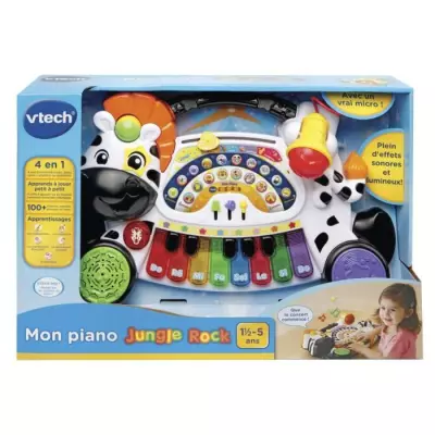 VTECH BABY - Jungle Rock - Piano Zebre - Jouet Musical Enfant