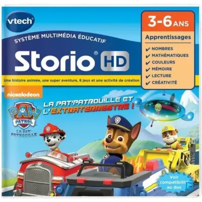 VTECH - Jeu Éducatif Storio - Pat' Patrouille