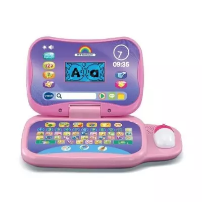 Ordinateur éducatif VTECH ORDI GENIUS PRO ROSE pour enfants de 3 a 7