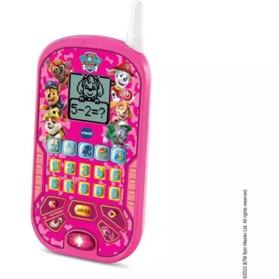 VTECH - PAT PATROUILLE - Smartphone Éducatif Rose - 6 activités édu