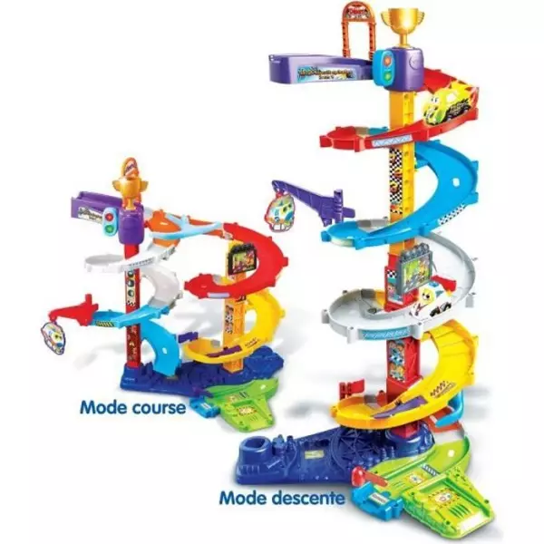 VTECH - Tut Tut Bolides - Méga Circuit Spirales 2 en 1 (+ Titouan, Fou du Volant)