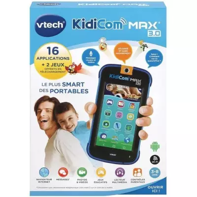 VTECH - Kidicom Max 3.0 - Portable enfant performant - 16 applications