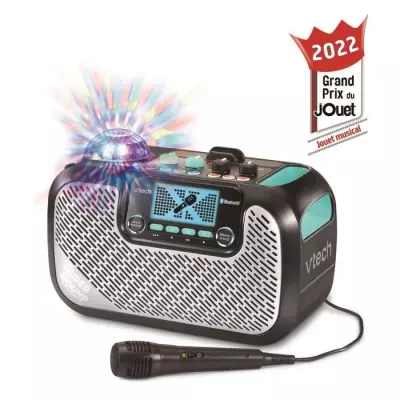 Enceinte Karaoké VTECH - Supersound Karaoke - 40W - Noir et gris - Po