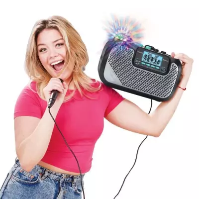 Enceinte Karaoké VTECH - Supersound Karaoke - 40W - Noir et gris - Po