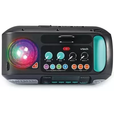 Enceinte Karaoké VTECH - Supersound Karaoke - 40W - Noir et gris - Po