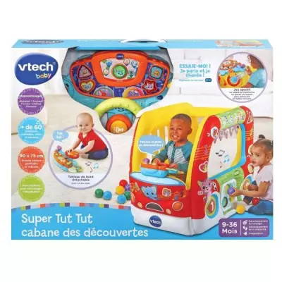 Aire de jeux - VTECH BABY - Super Tut Tut Cabane des Découvertes - Mu