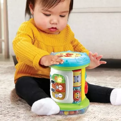 Rouleau d'activités interactif VTECH MAGI ROULEAU TAM-TAM 3 EN 1 pour