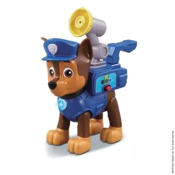 Figurine interactive VTECH Pat Patrouille - Chase avec accessoires de sauvetage pour enfants de 3 a 7 ans