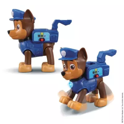 Figurine interactive VTECH Pat Patrouille - Chase avec accessoires de