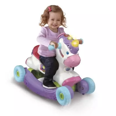 Porteur a Bascule - VTECH BABY - Cléo Ma Licorne Basculo 2en1 - Parla