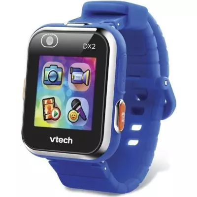 VTECH - Kidizoom Smartwatch Connect DX2 Bleue - Montre Photos et Vidé