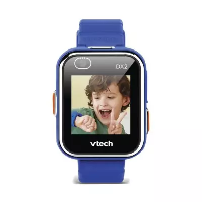 VTECH - Kidizoom Smartwatch Connect DX2 Bleue - Montre Photos et Vidé