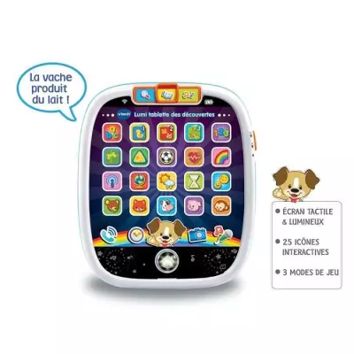 Tablette VTECH BABY Lumi des Découvertes Blanche - Jouet tactile et l