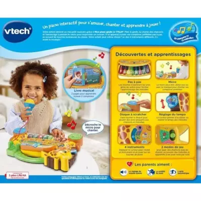 VTECH JUNGLE ROCK - MON PIANO GIRAFE