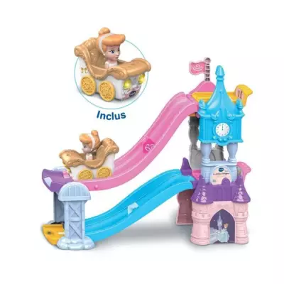 VTECH TUT TUT BOLIDES DISNEY PRINCESSES - CHÂTEAU - TOBOGGAN ENCHANT