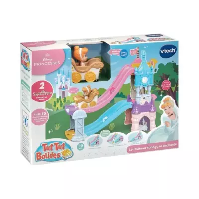 VTECH TUT TUT BOLIDES DISNEY PRINCESSES - CHÂTEAU - TOBOGGAN ENCHANT