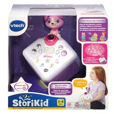 VTECH - Storikid - Mon Conteur d'Histoires - Rose - Divertissement él