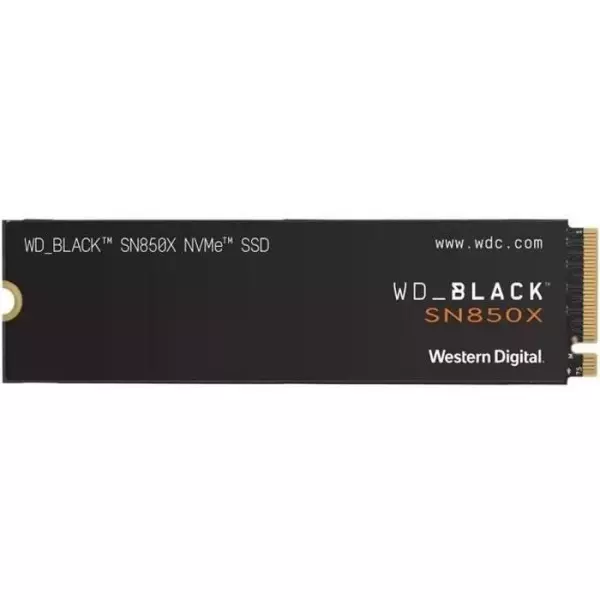 WESTERN DIGITAL Disque dur SN850X - NVME SSD - 2TB interne - Format M2 avec radiateur - Noir