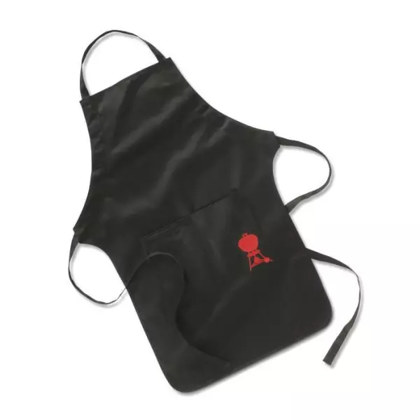 Tablier avec sangle ajustable - WEBER - Noir - Protege vos vetements pendant la cuisson